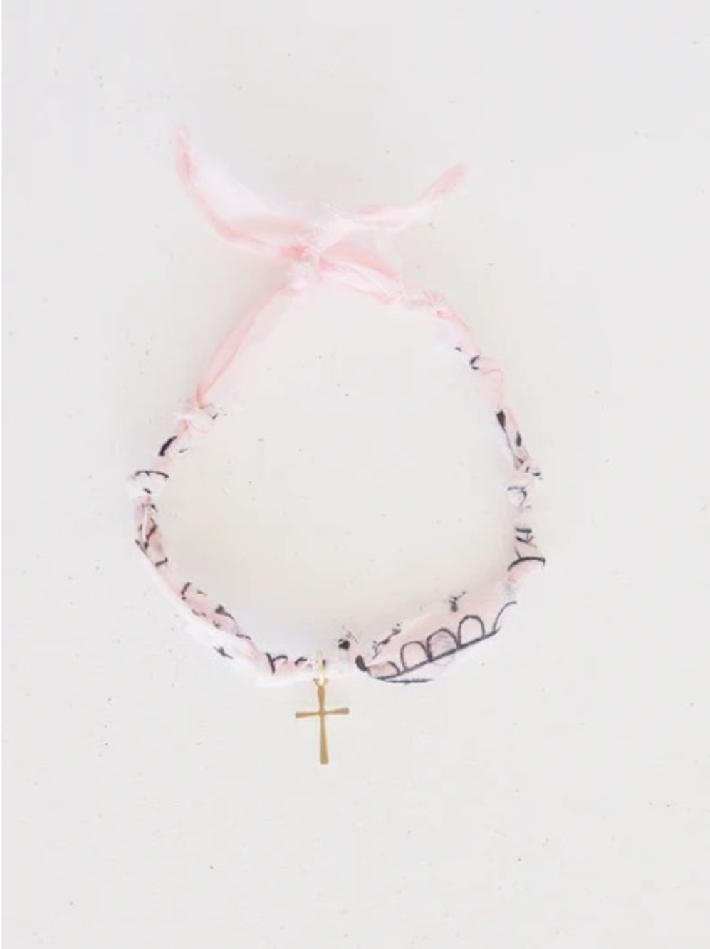 MONOGRAMME 29 Jenna Bandana Cross Bracelet